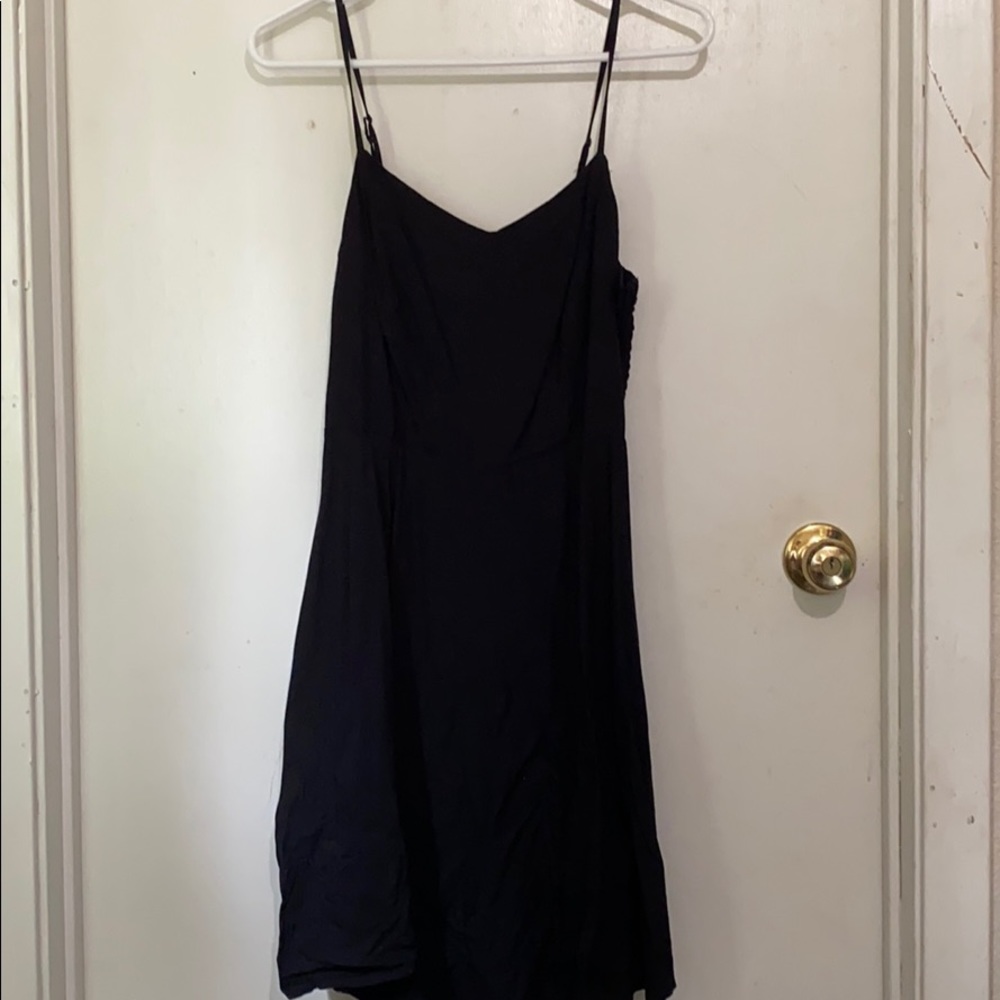 A black dress